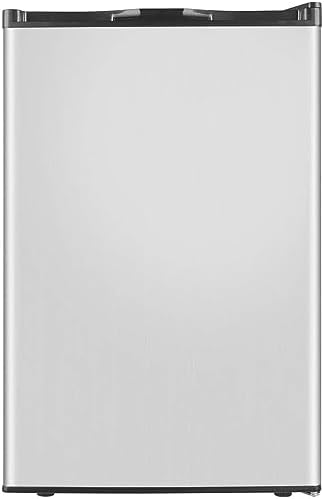 Upright Freezer, 3.0 Cu.ft Compact Mini Upright Freezer with Reversible Single Door and Adjustable Thermostat for Home Kitchen Office