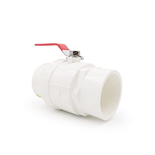 Robinet à bille bidirectionnel en PVC de 75mm, contrôleur de débit d'arrêt d'eau