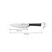 Tefal K25690 Ever Sharp Chef-Messer + Messerschärfer, 16,5 cm Kochmesser, exklusive...