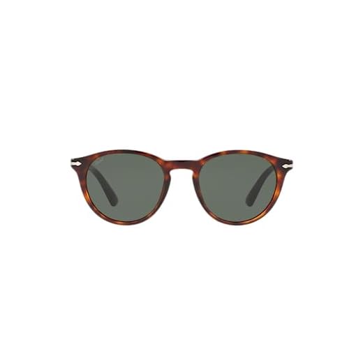 Óculos de sol Persol unissex adulto Po3152s, Havana/Verde, 52 mm US
