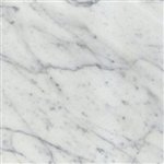 Italian White Carrara Marble Polished 12 x 12 Floor Tiles - LOT OF 200 SQF