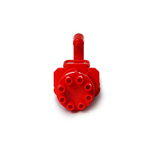 Image of Toyzone Terminator Bubbles Gun | Portable Bubble Maker Machine | Outdoor & Indoor Activity Toy | Colorful Bubbles | Cool Bubble Toy for Girls & Boys (Superman Terminator Bubbles Gun, Red)