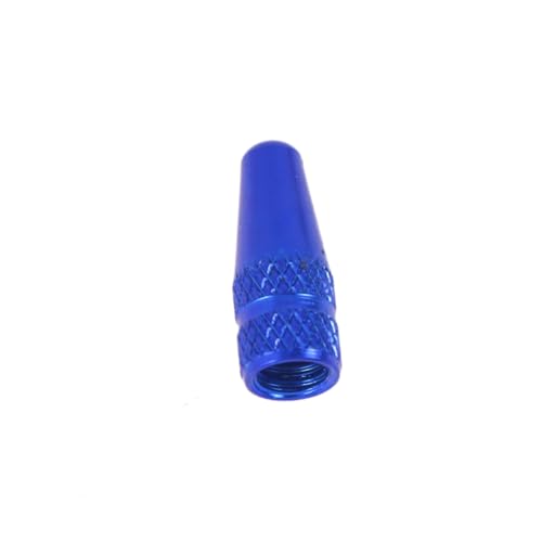 6 Pcs Tapas de Válvula Azules para Bicicleta miniatura 1