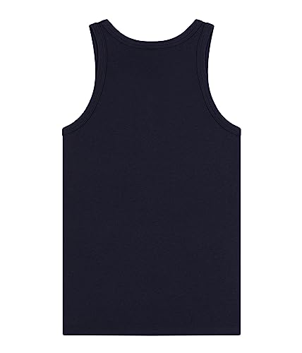 Petit Bateau WOMEN'S ICONIC ORGANIC COTTON VEST NAVY COLOR SLEEVELESS SIZES XXS-XL2