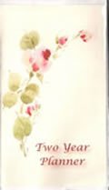 2024-2025 Two Year Planner with memo pad- Watercolor Rose