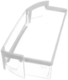 OEM Part Refrigerator Door Shelf Bin compatible with Whirlpool GI6SARXXF02 (Clear Durable Plastic, Easy Install, Extra Storage)