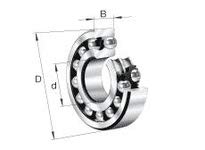 FAG 1309-K-TVH-C3 SELF-ALIGNING BALL BEARINGS