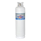 Flame King 60LB POL Steel Propane Tank Refillable Cylinder for RV, Lunch Truck
