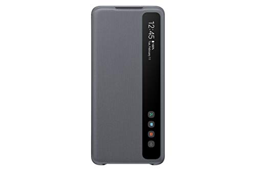 Funda Samsung Galaxy S20+, Oficial S-View Flip Cover, Gris