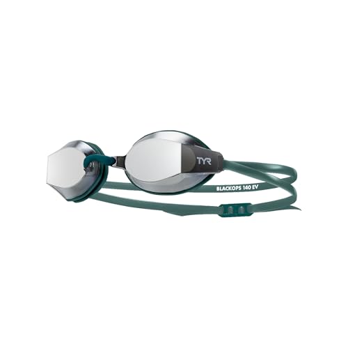 TYR Black Ops 140 EV Racing Goggles &ndash; Competitive Low Profile Swim Goggles with 140&deg; Vision...
