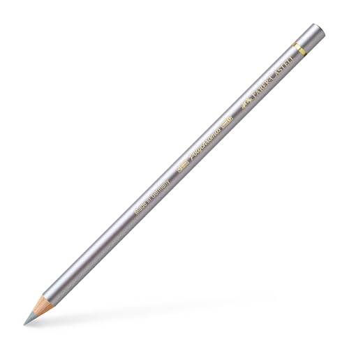 6 lápices de colores Polychromos 251 plateado para dibujo y bellas artes
