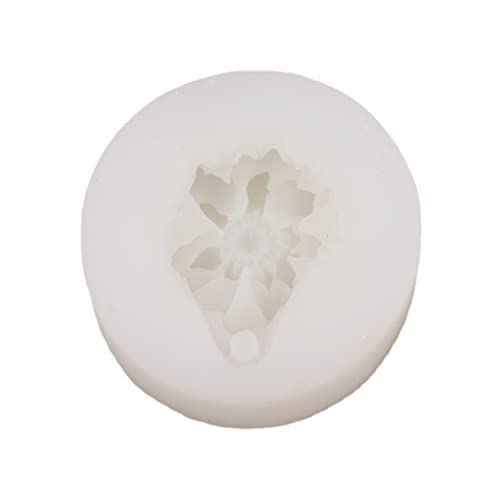 JIUYECAO Pfingstrosenform mit Hahnenfuß-Duft, für Kerzen, Kerzen, 3D-Pingstrosen, Blume, Silikonform, Aromatherapie…