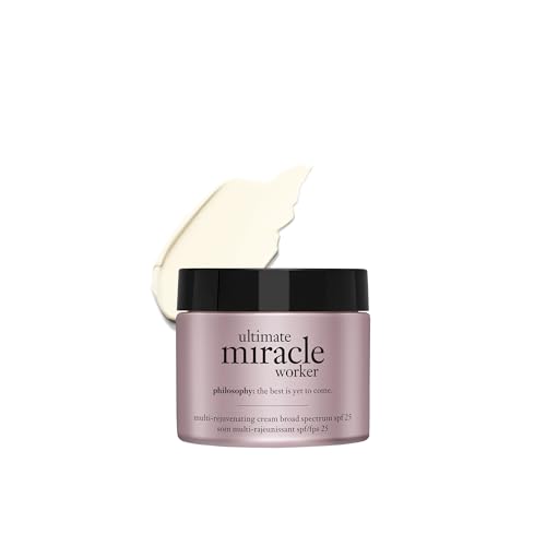 philosophy ultimate miracle worker multi-rejuvenating face moisturizer cream + spf 30 - with encapsulated retinol - delivers firmer, youthful looking & radiant skin without irritation - 2 fl oz
