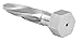 Accusize Industrial Tools H.S.S. Aligning Reamer - 1-1/16'' Diameter, 5'' Flute, 7'' OAL, Hex Shank, Spiral Flute, 0523-6055
