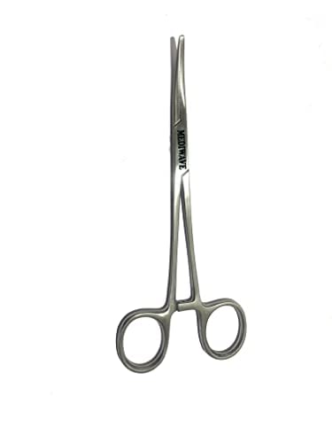Mediwave Surgicals Deluxe Quality Curved Mosquito Artery Forcep,Hemostatic Forcep (6 Inch) Straight,Pack of 1