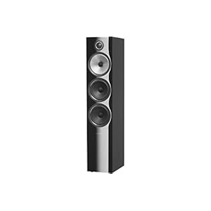 Bowers & Wilkins 703 S2 Floorstanding Speaker – High-Performance Tower Speaker, Aerofoil Woofers with Flowport Technology & Carbon Dome Tweeter, Standing Speaker for Home Stereo System, Gloss Black