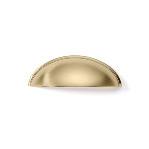 khtumeware 10 Pack 3" Drawer Pulls Champagne Bronze Cabinet Cup Pulls Kitchen Hardware Cabinet Handles Drawer Handles Knobs 3 inch Hole Center by khtumeware - Image 2