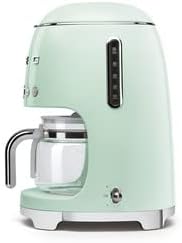 Miniatura 5 de Smeg Cafetera de goteo retro de los años 50 con jarra de vidrio extra (verde pastel)