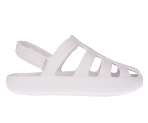 Image of Foamwalk Girl's EVA Slides Fisherman, Buckle Clogs Kids Cloud Slides - Slip On Sandals for Girls Toddler /Little Kid /Big Kid