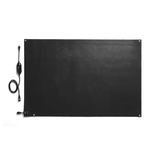 HeatTrak Heated Snow Melting Mats for Entrances - Heated Outdoor Mats - Snow Melting Mats for Winter Snow Removal - Trusted Snow and Ice Melt Products - No-Slip Heating Entrance Mats (40” x 60")