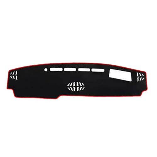 Tapis de tableau de bord anti-fissure Toyota Prado J250 anti-reflet HUD rouge