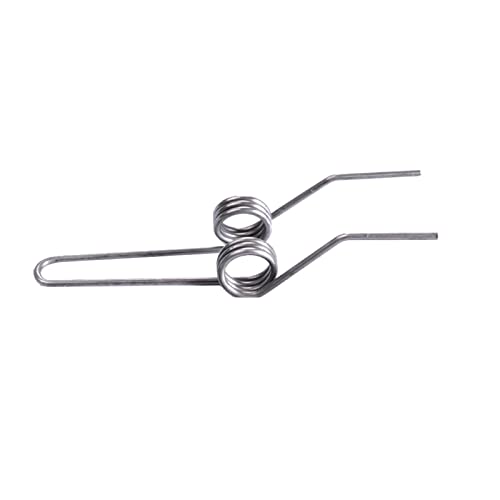 V-Spring,2Pcs Wire Diameter 2.0mm Spring Steel Double Torsion Spring Out Diameter 16mm