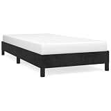 Gecheer Giroletto Letto in Velluto, Morbido e Lussuoso con Gambe Robuste e Doghe in Compensato, 90x190 cm, 100% Poliestere, per Camera da Letto