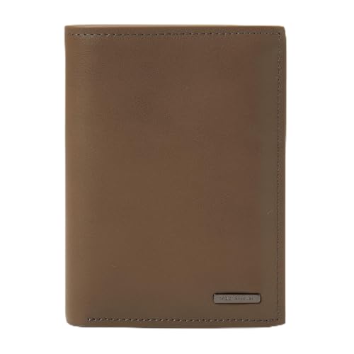 Portefeuille européen 3 vol. taupe : l'accessoire décontracté taille unique pour femme