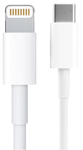 Image of AINE PD 3.0 Cable 3.3FT Power Delivery Fast Charging Cable Compatible With iPhone 14 13 12 11 Pro Max X XS XR 8 7 6s Plus SE|Original Charging Speed,White
