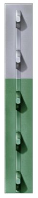 FRPT12500060G4N 1.25 in. x 6 ft. Green Studded T-Post, Pack of 5
