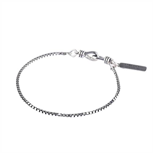 Bracelet en argent sterling S925 haut de gamme aux finitions ciselées
