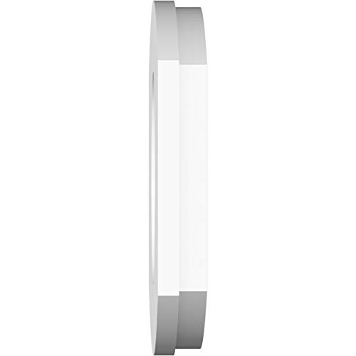 Image of Ekena Millwork CMP10X6KY2-04000 Kailey Architectural Grade PVC Contemporary, Two Piece Urethane Ceiling Medallions 10 inchW x 6 5 /8 inchH x 4 inchID x 5 1 /4 inchC x 1 inchP