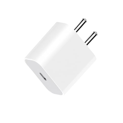Image of 20W USB C Fast Charger Adapter Compatible with iPhone 16 /16 Plus /16 Pro /16 Pro Max, iPhone 15 /14 /13 /12 /11 Series, PD 3.0 Type C Wall Charger for iPad, AirPods, Samsung, Pixel, BIS Certified