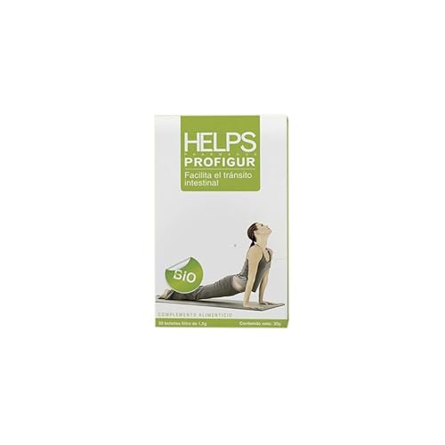 HELPS INFUSIONES - Infusión Ecológica De Sen, Cola De Caballo, Menta, Melisa Y Regaliz. Helps Profigur. Caja De 20 Bolsitas.