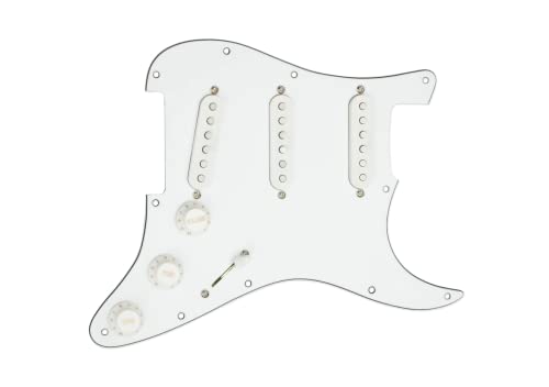 Seymour Duncan STK-S10PGD-W Humbucker Single Format Plate YJM Fury Pickup for Electric Guitar White
