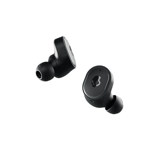 Image of Skullcandy Sesh ANC XT Wireless Earbuds, Bluetooth Headphones, Noise Cancelling, Up to 46 Hours Battery with Charging Case, Sweat and Water Resistant, Microphone for iPhone Android - True Black