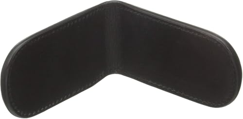 Bosca Men's Leather Money Clip Wallet - Magnetic, Luxury Full Grain Italian Dolce Leather Slim Clip For Men, Hand Stitched, Gift-Ready Packaging, Black2