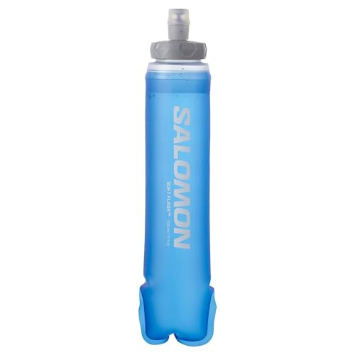 Salomon Soft Flask 500ml/17oz 42 Unisex Hydration, Easy to Use, Comfort, and High-flow Valve, Blue