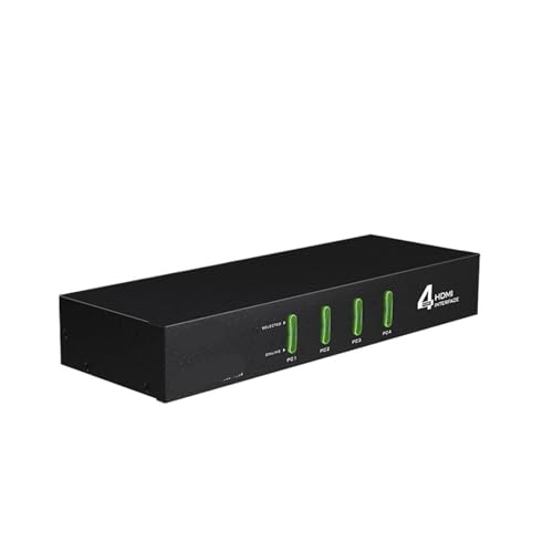 Commutateur KVM USB 4 en 1 sortie MT-0401hk pour partager un seul ecran PC
