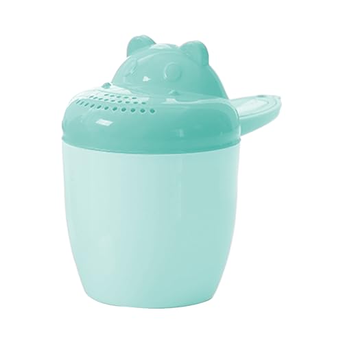 Renchey Copa de Enjuague para Baño de Bebés - Taza para Enjuagar para Niños Pequeños,Cubo Seguro Grueso Diseño Divertido para Lavar Cabezas De Niños Y Niñas En La Bañera