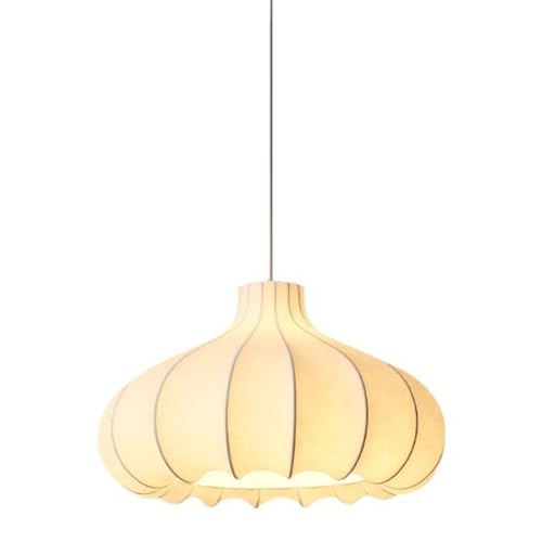 Plafonnier blanc en tissu anti éblouissement pour cuisine et salon