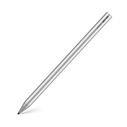 Adonit Neo Ink Stylus für Microsoft Surface Studio/Laptop/Book/Pro X / 8/7 / 6 / Go 2 / Go 3 Eingabestift [Neigungserkennung, Druckempfindlich, Palm Rejection, Magnetisch] matt Silber
