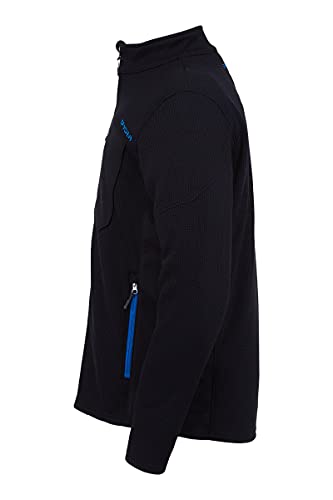 Spyder Men's Standard Bandit Full Zip Mid-Layer Jacket, Black Old Glory, Small #TOP3