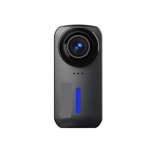 Cámara de acción 4K con Lente Gran Angular de 135° F/2,0, estabilización EIS, Fotos de 1500MP, batería de 200 Minutos, Funda Impermeable de 30M(C110plus Black)