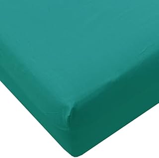 POSH WAVE Easy-care Fitted Sheet 25CM/10 Inches Deep with Elasticated Corners, Breathable & Durable Polycotton Bed Sheets (BLACK, KING)