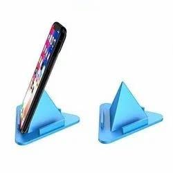 Image of Pack of 6pc Pyramid Triangle Shape Mobile Holder Table Anti Slip, Safe, Multi Angle Table Mobile Holder, Mobile Mount,