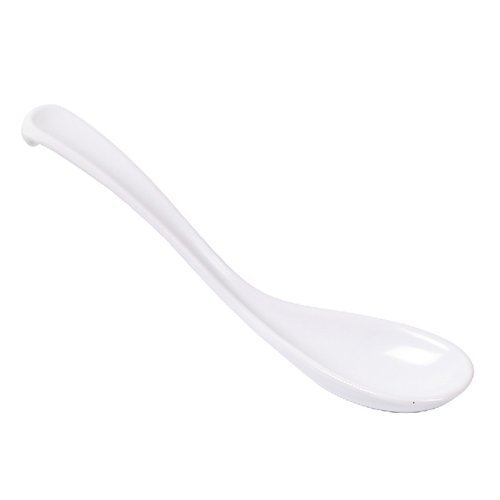 片掛け レンゲ 引っ掛け メラミン ソリ レンゲ 業務用 レンゲスプーン 引っ掛け ラーメン レンゲ （黒） 【10個セット】 メラミン 業務