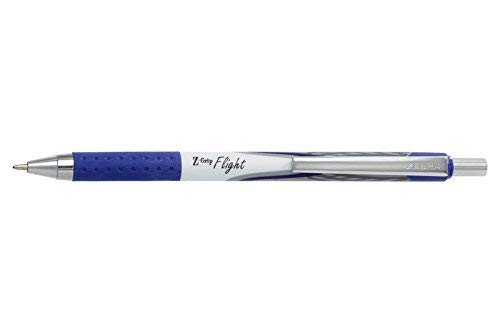 Lot De 20 Stylos à Bille Rétractables Zebra Z-Grip Flight - 10 Bleu Et 10 Noir - Pointe 1.2mm