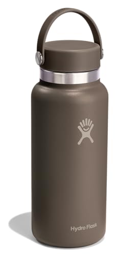 Image of Hydro Flask Water Bottle - Insulated Stainless Steel - Wide Cap Lid, Non Spill, Leakproof 32 Oz Sandpiper