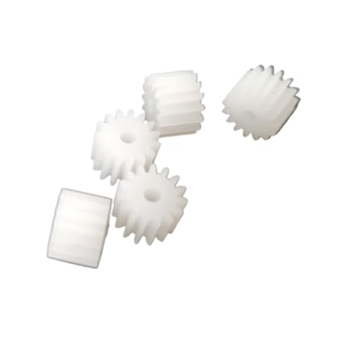 Shaft Pinion 10pcs 0.5 Module 10 Teeth Plastic Gear 4.6mm Diameter Cylindrical Gear 1.5mm 2mm Tight Fit Motor Gear 0.5M 10T Pinion Motor Transmission(2mm bore)